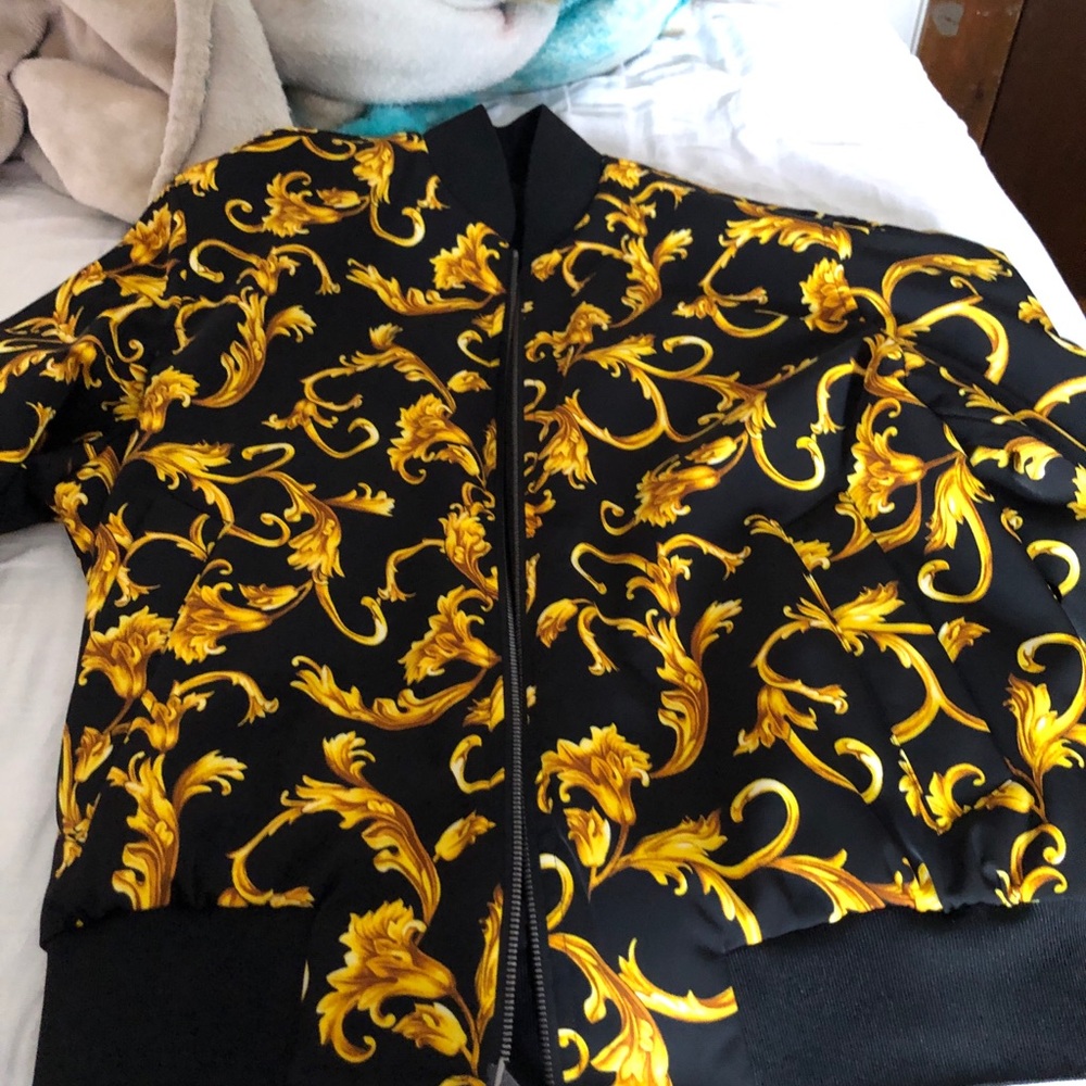 Versace reversible bomber